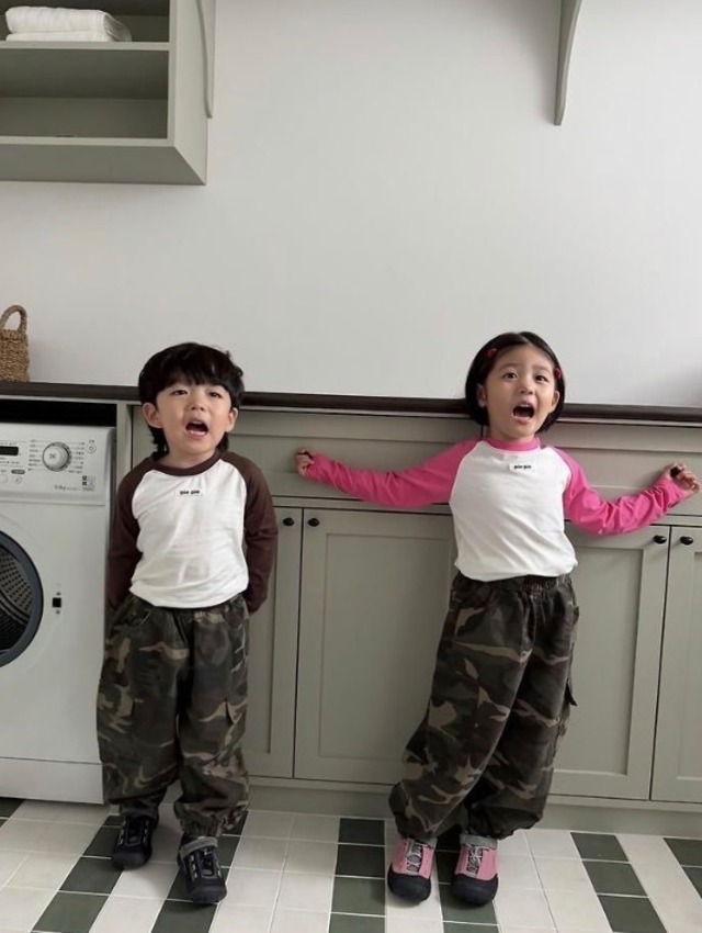 〚予約〛Camo bun jogger <kids>