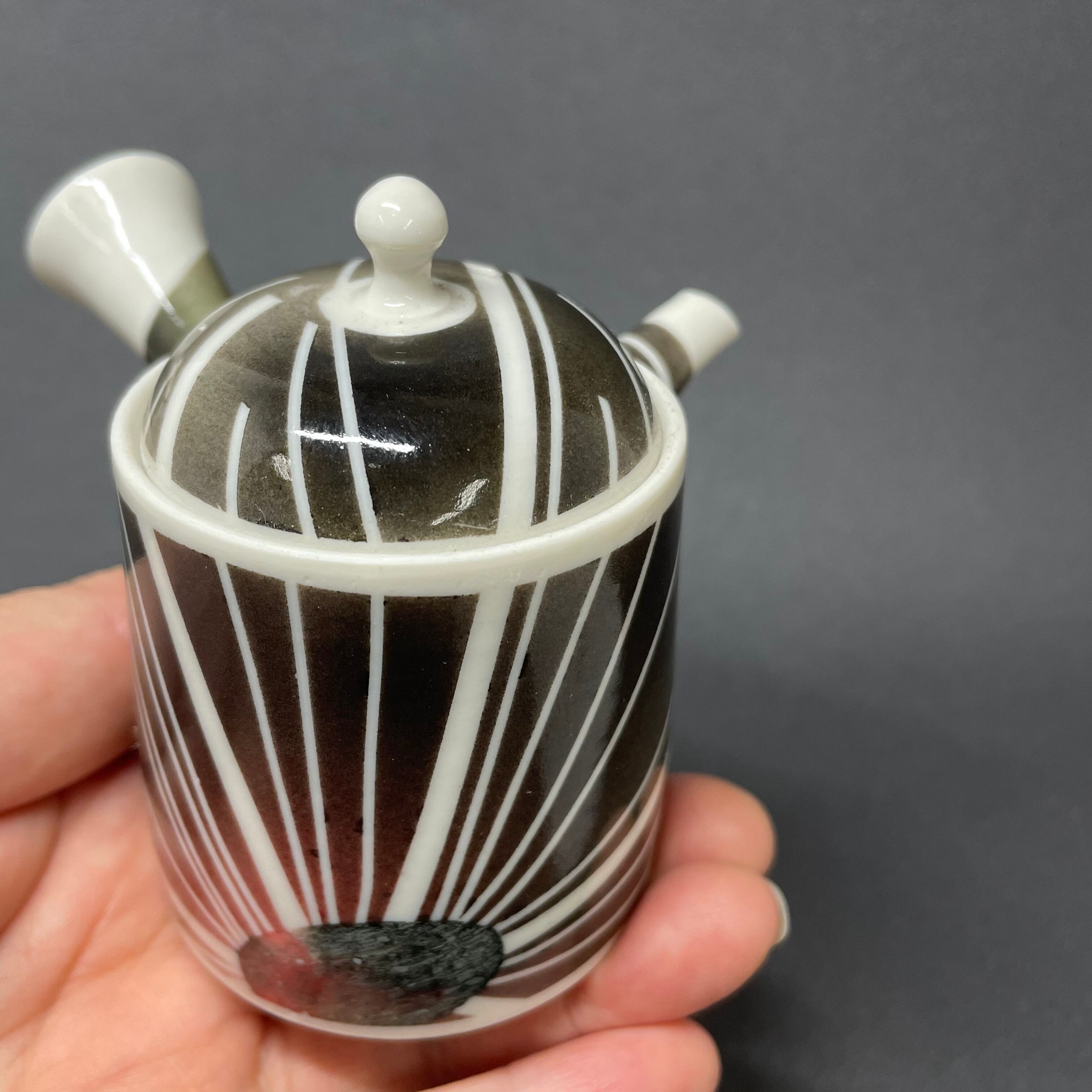 常滑 一ツ松綾乃 和紙染急須 iso112 | ISOBEYA