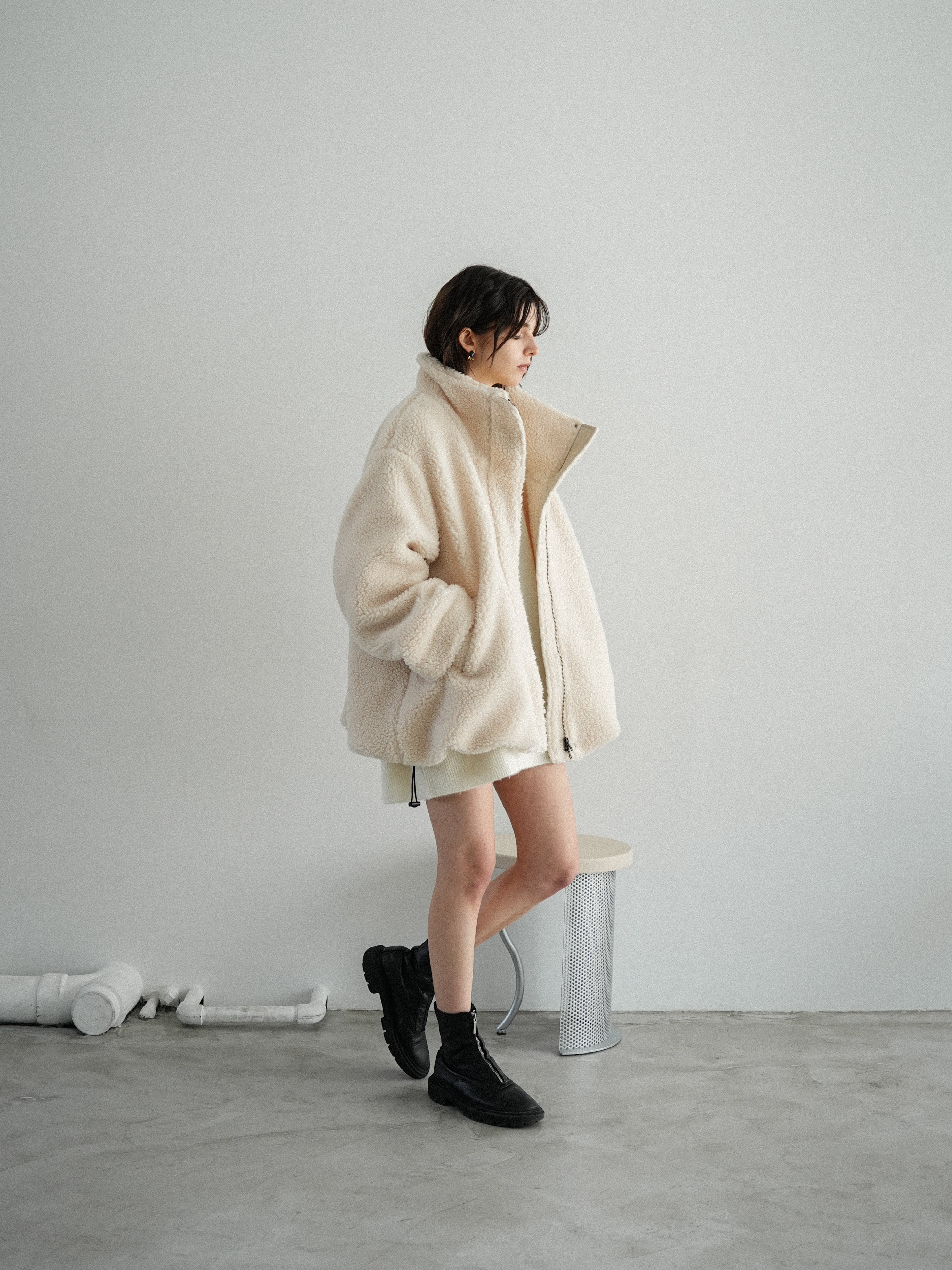 JAPAN MADE】ballonn boa coat | Katrin TOKYO