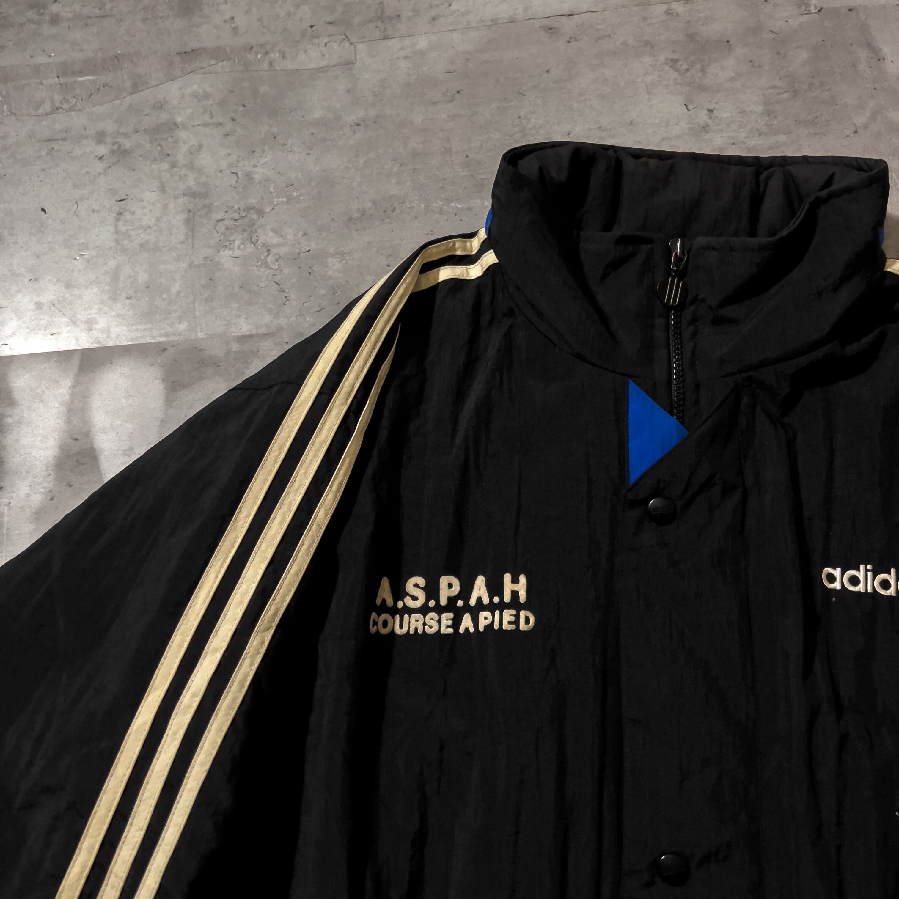 90s “adidas” black bench coat 90年代 アディダス ベンチコート 90s “adidas” black bench coat 90年代 アディダス ベンチコート