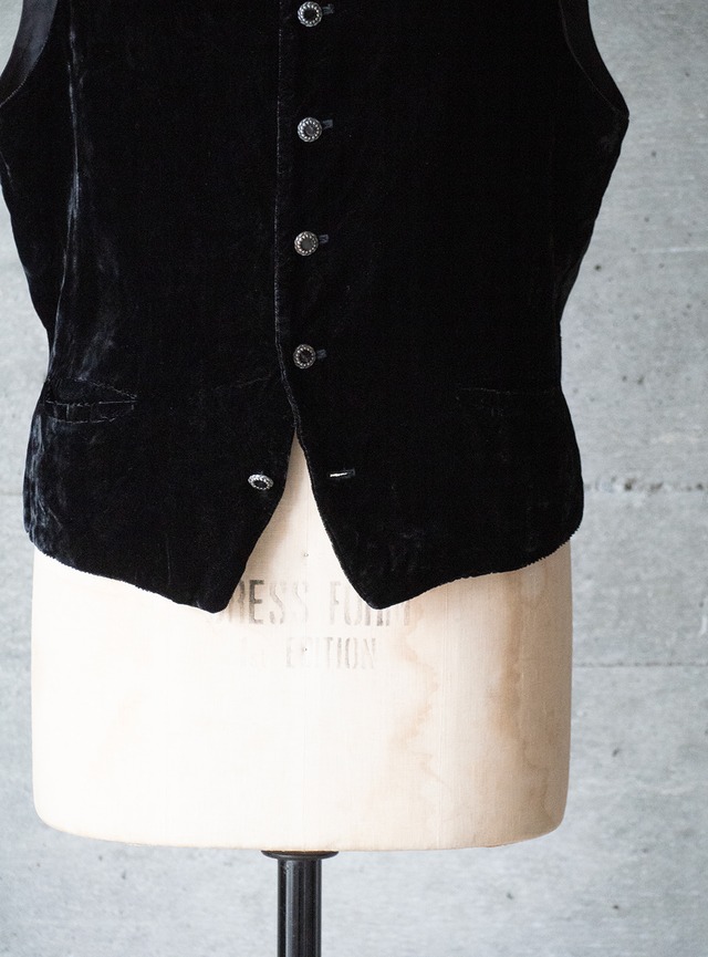 "MARC BAXIS" 1990s Velvet vest