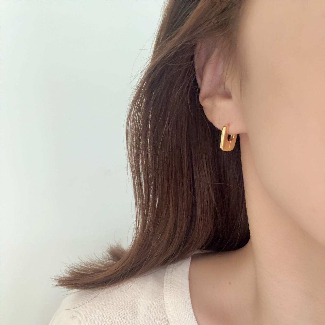 Square Hoop Pierce
