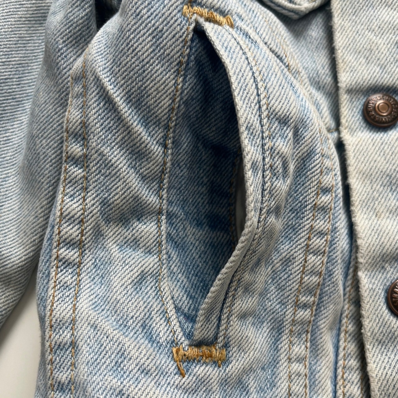 ＜VINTAGE＞Kids Levi's Denim Jacket 10Y (2610JK06)｜キッズ  リーバイス ヴィンテージ デニムジャケット - 9