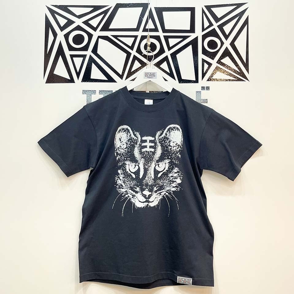 イリオモテヤマネコ Tシャツ (チブルヤマネコ) ブラック | イチグスク