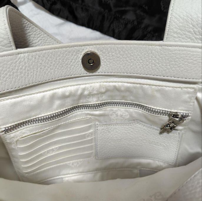 CHROME HEARTS クロムハーツ JJ DEAN / レザーライダース ハンドバッグ