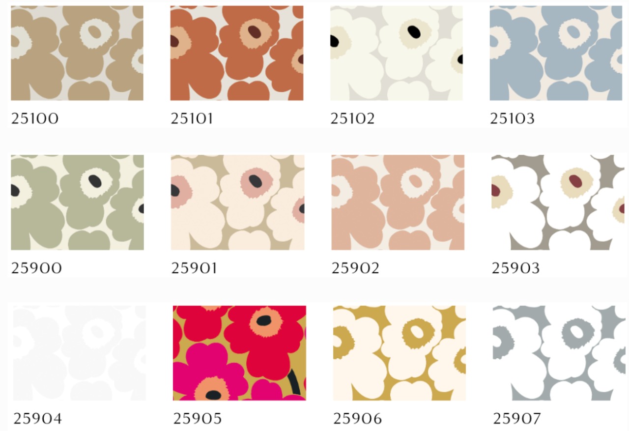 輸入壁紙　marimekko  UNIKKO