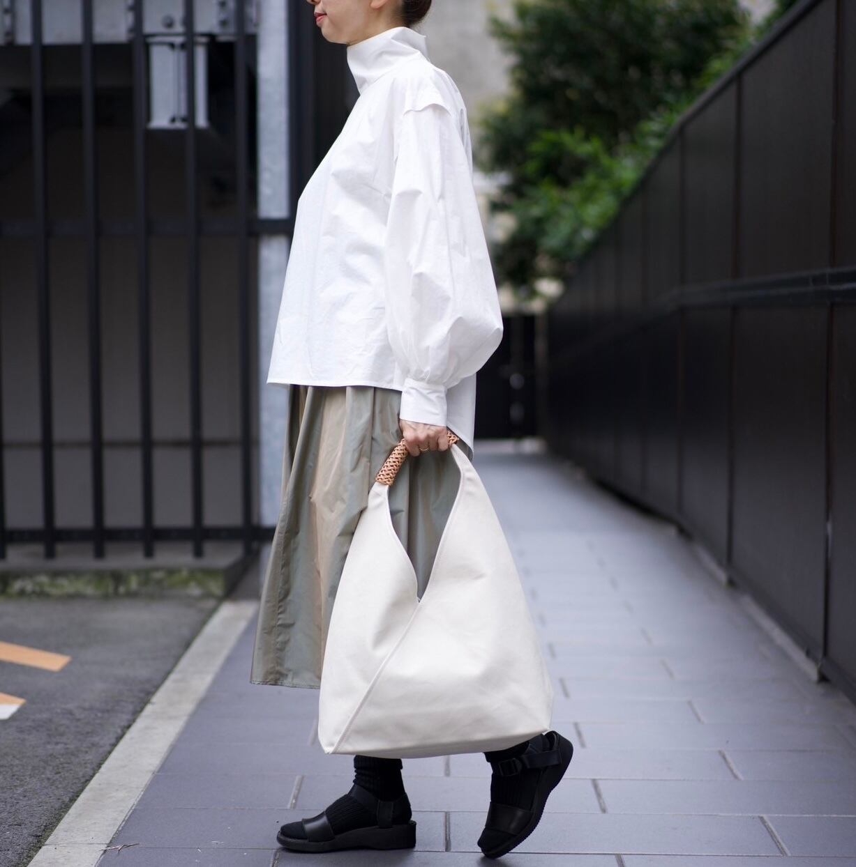 O"NEIL of DUBLIN(オニールオブダブリン)リモンタフレアスカート BEIGE