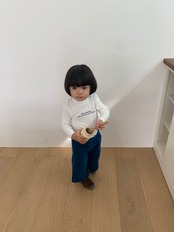 ペッパー / PEPPER / ハーフネックロゴトップス / 韓国子供服 / キッズ / 26winter〖取寄〗*XS~XL*