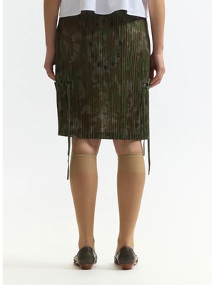 【26SS】P.A.M  Perks And Mini パークスアンドミニ / W OAKLEAF PLEATED SKIRT  / スカート