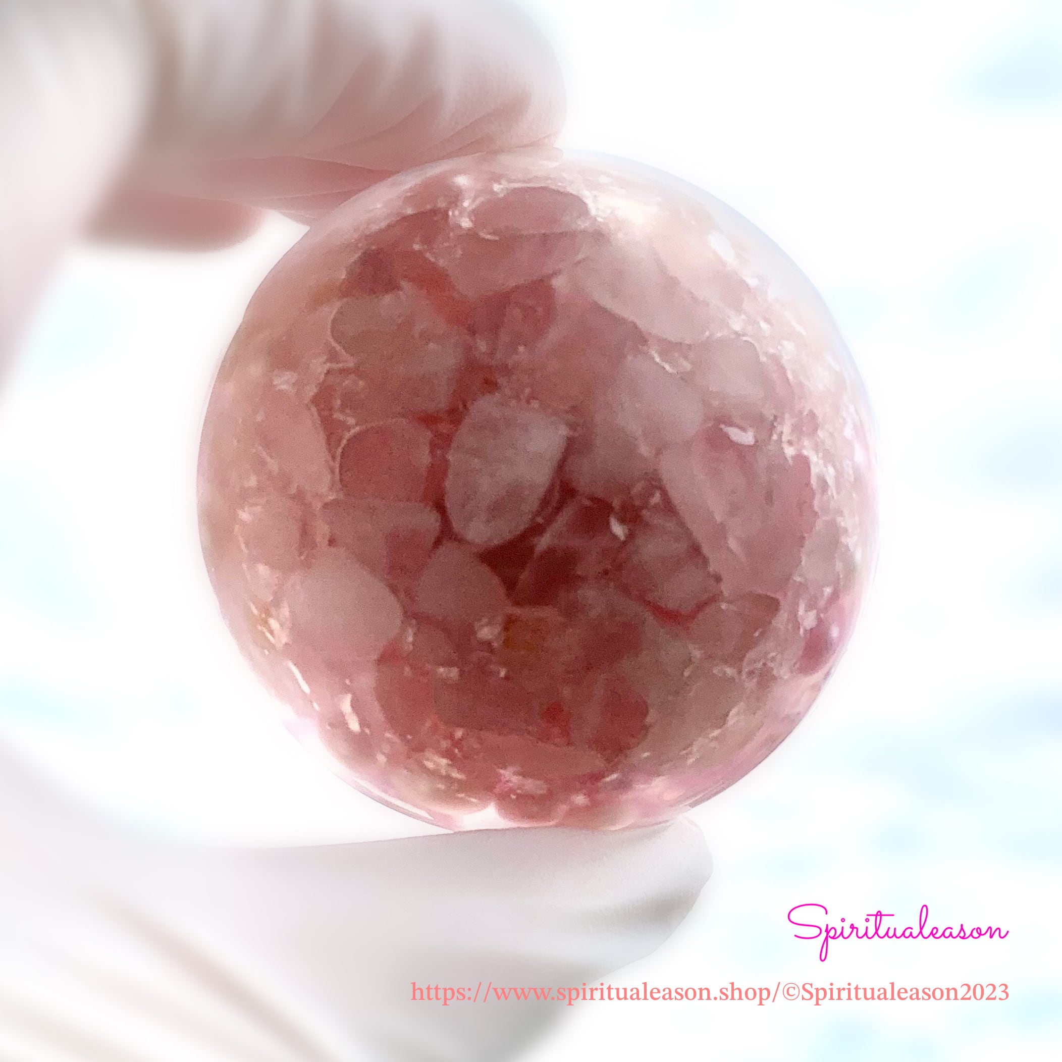 オルゴナイトユニコーンリボン〜台座付き〜