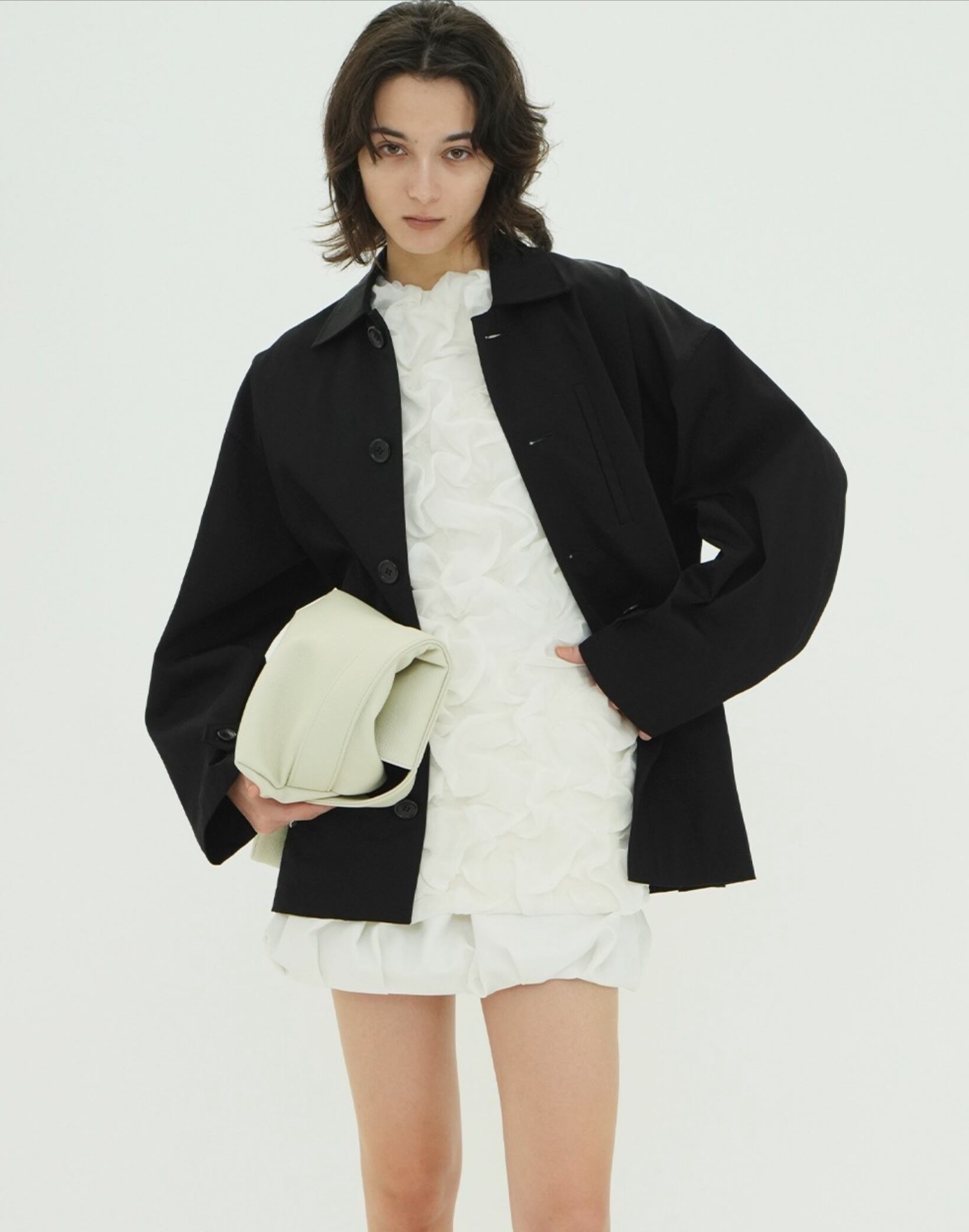 CLANE CLOUD AMERICAN SLEEVE MINI ONEPIECE | FLICKA ASHIYA