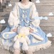 ゆめかわ♡全３カラー　重ね着風もこもこワンピース　wanpi144