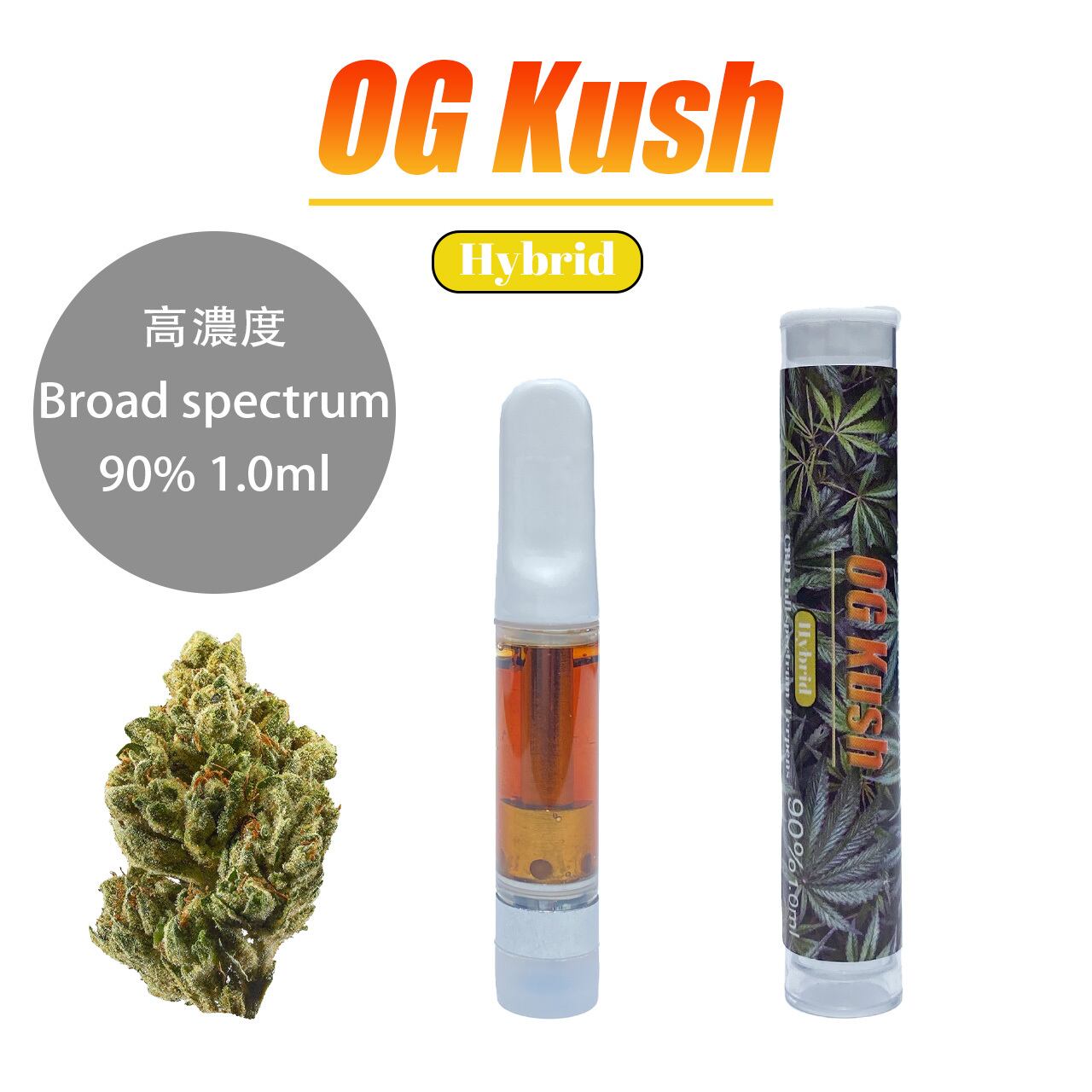 CBN優勢 90% OG Kush 0.5ml 3本セット CBD ◎8 - リラクゼーショングッズ