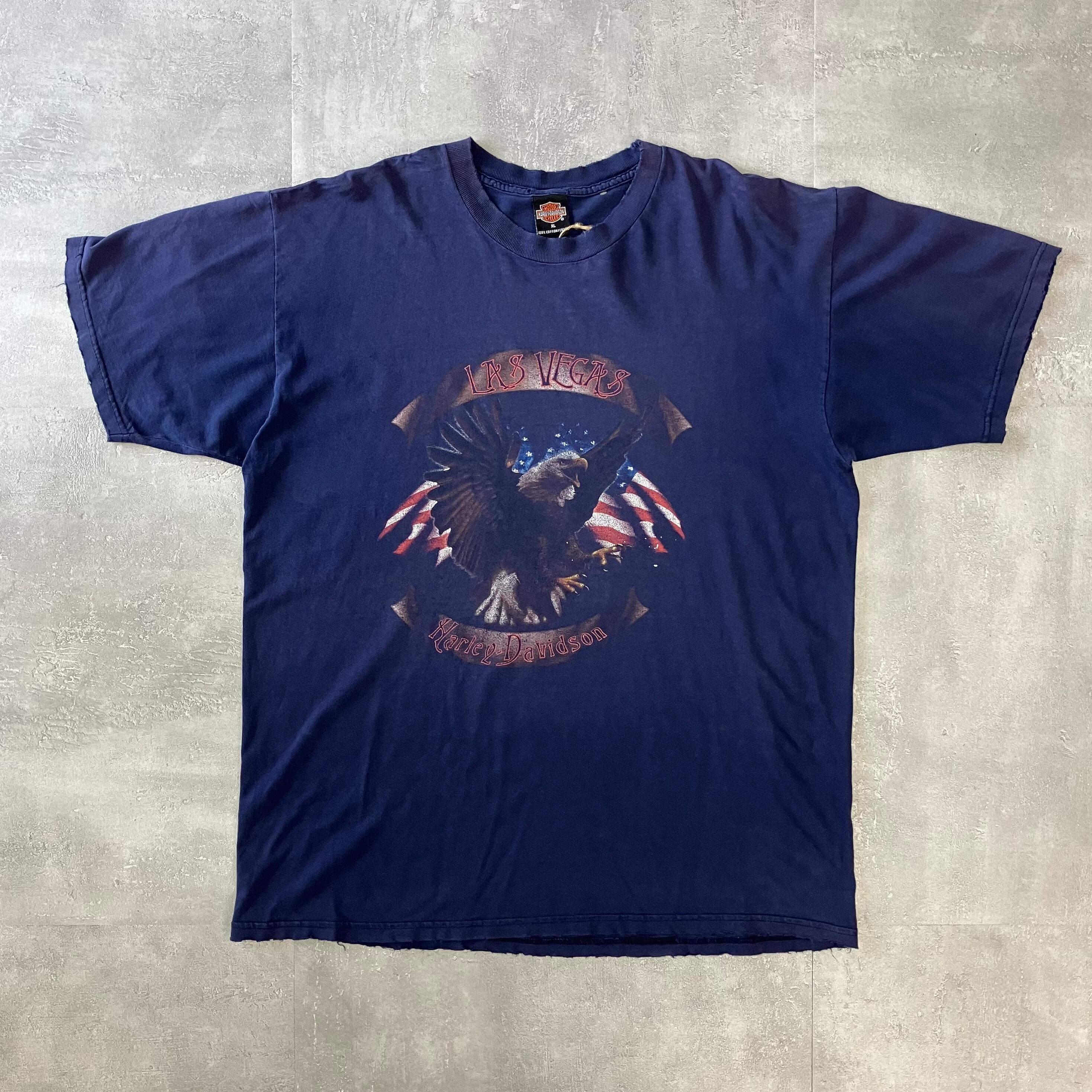 Harley-Davidson ハーレーダビッドソン 90s~ usa製 両面プリントTee XL No.2129