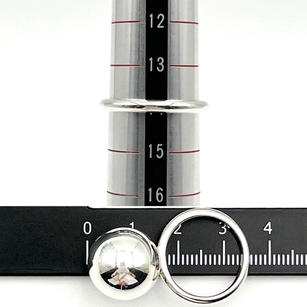 【14号・直径約16mm】ティファニー　指輪　リング　ハードウェア　ボール　大