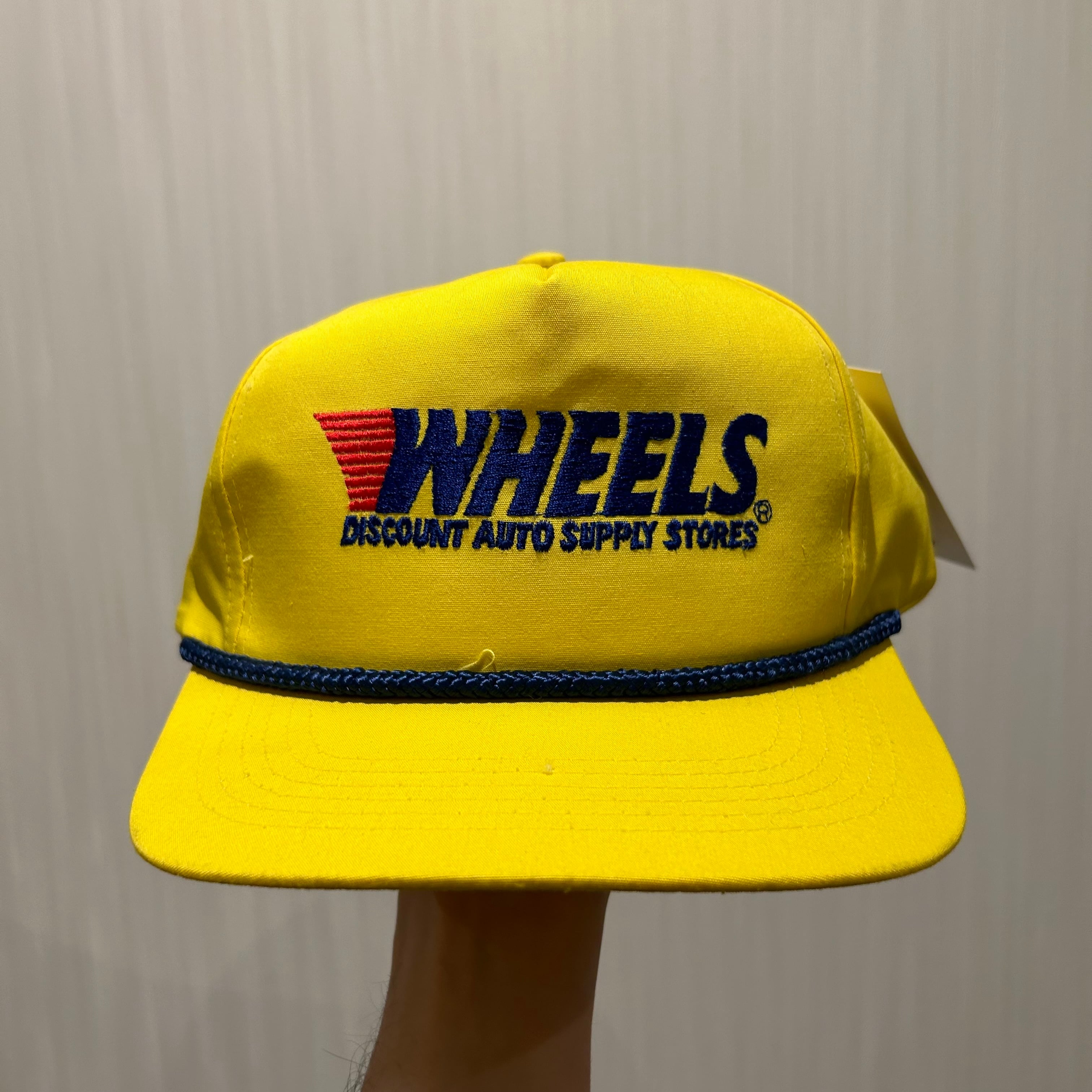Dead Stock!! 1980s vintage trucker cap “WHEELS”