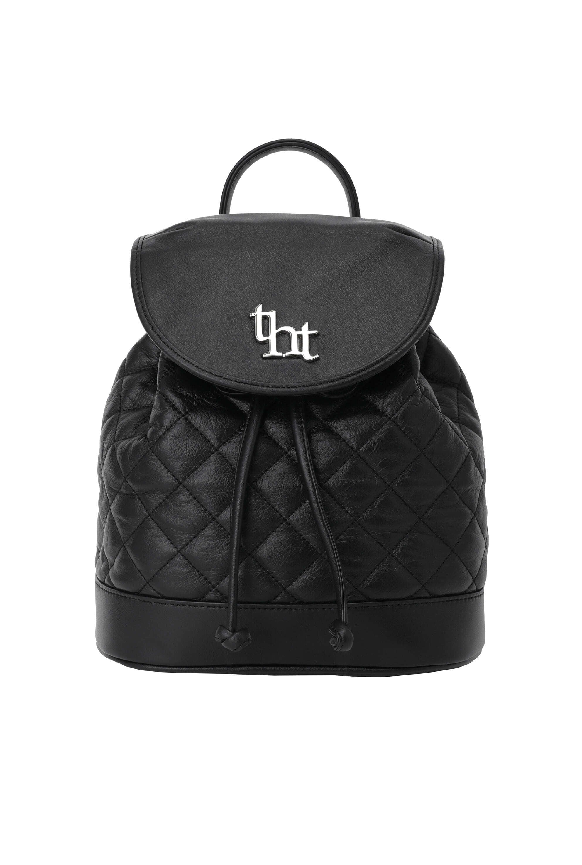 [threetimes] Acorn quilted backpack black 正規品 韓国ブランド 韓国通販 韓国代行 韓国ファッション  スリータイムズ | BONZ (韓国ブランド 代行) powered by BASE