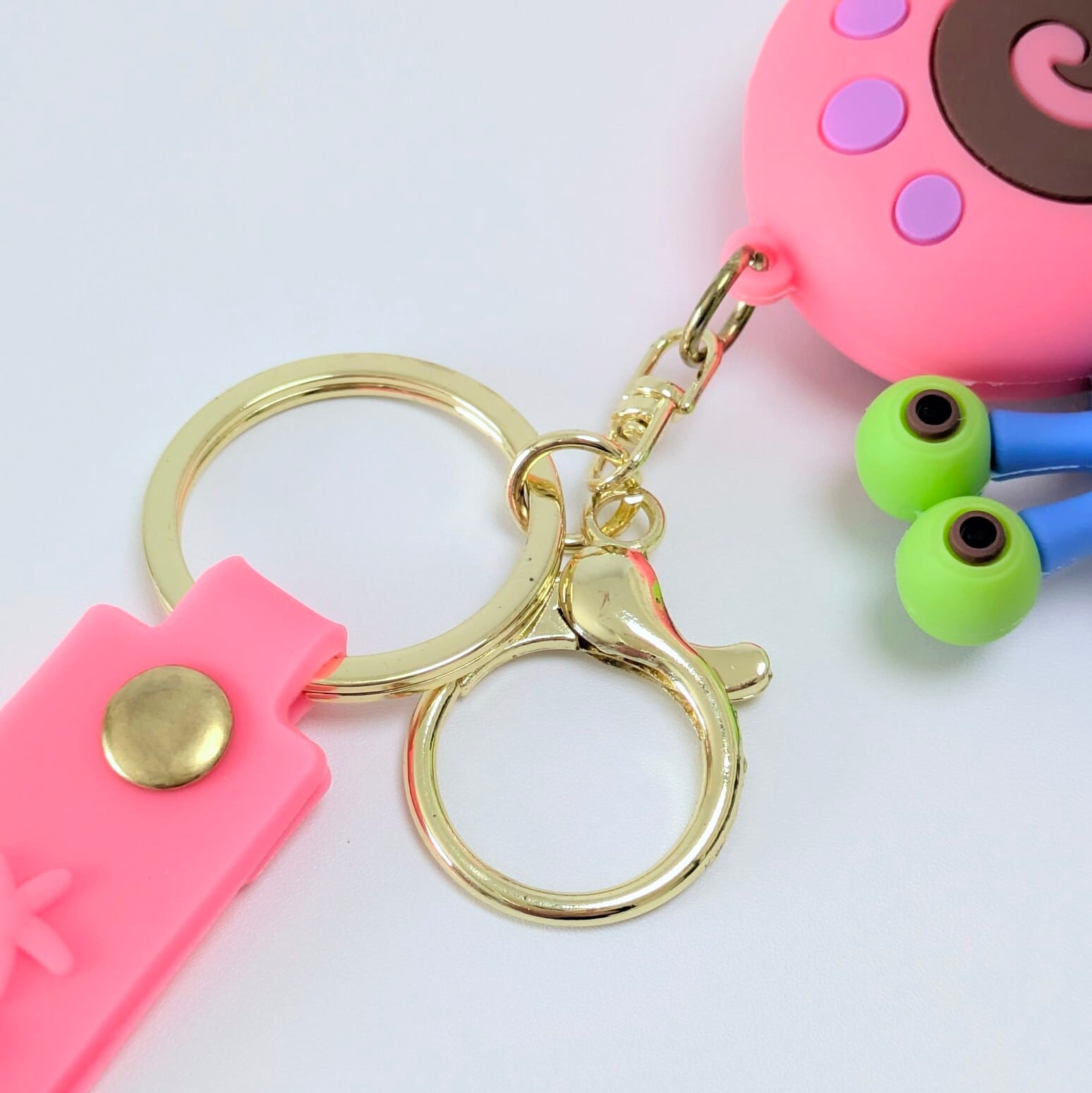 【 SpongeBob SquarePants（ スポンジボブ ）】 『 ゲイリー・ザ・スネイル / ゲイリー 』3D Rubber KeyHolder / 3Dラバーキーホルダー〚アメリカン雑貨 アメトイ〛