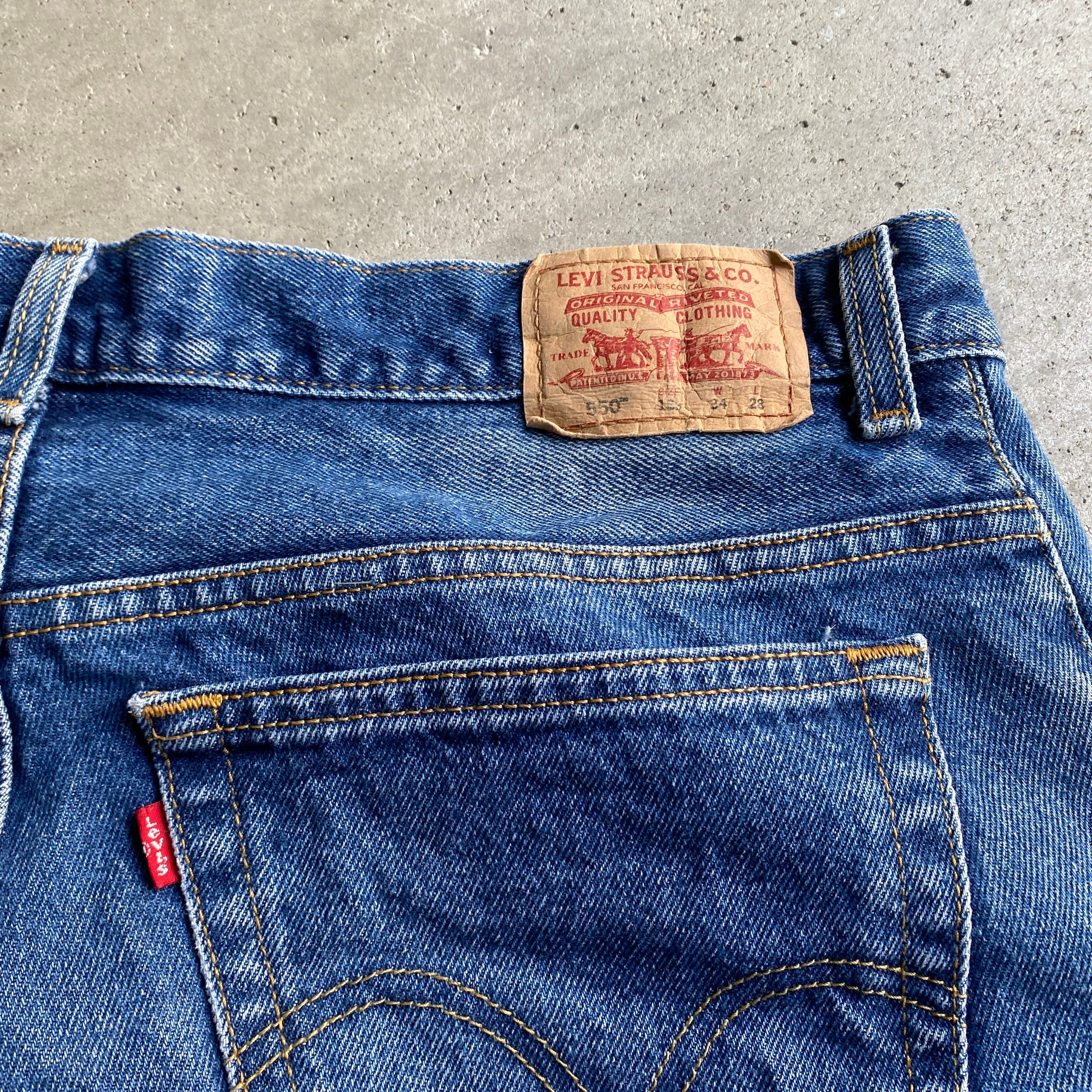 ＊7039 levis リーバイス　550 テーパード　デニムパンツ  w34