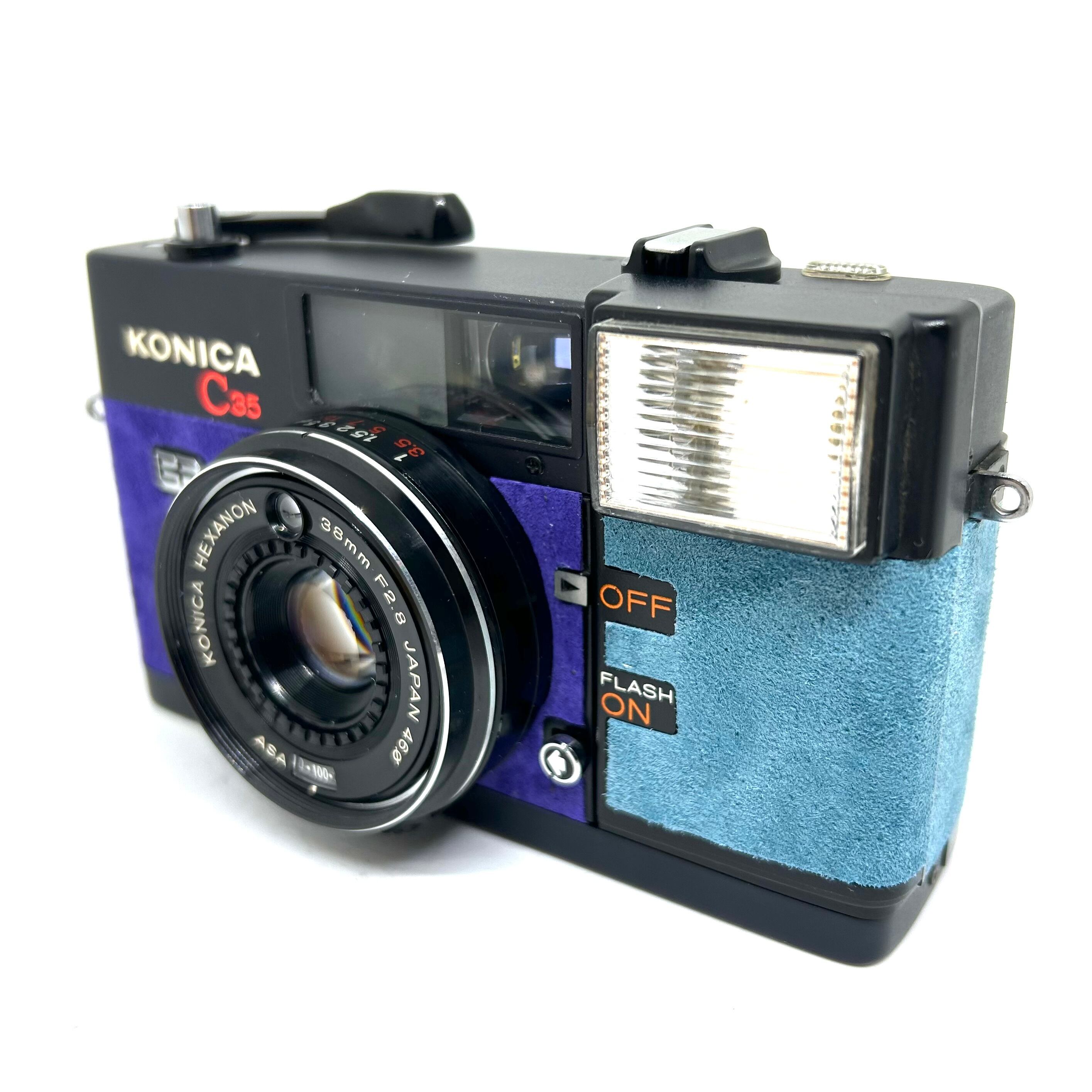 25-094リメイクカメラ Nikon EM（ダークグリーン•ワインレッド