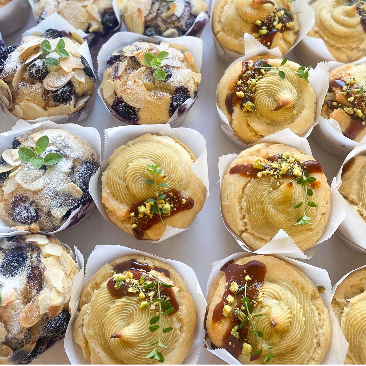 スイートポテトカラメルクリーム入りマフィン 2個