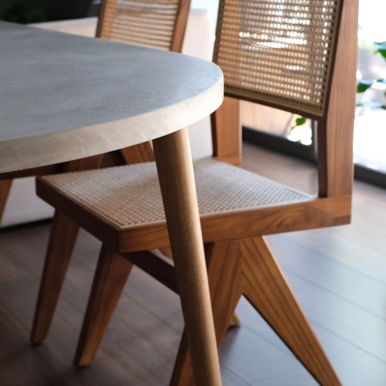 【専用】ダイニングテーブル/Half Oval