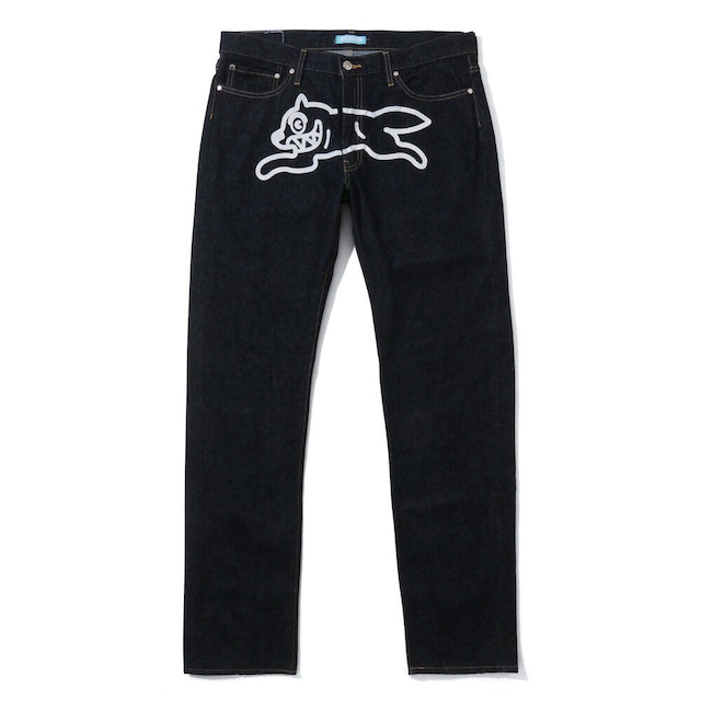 【ICECREAM】WASHED DENIM PANTS