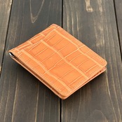 クロコダイル 無双 マネークリップ アンバー