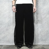 custom velour × track wide easy pants