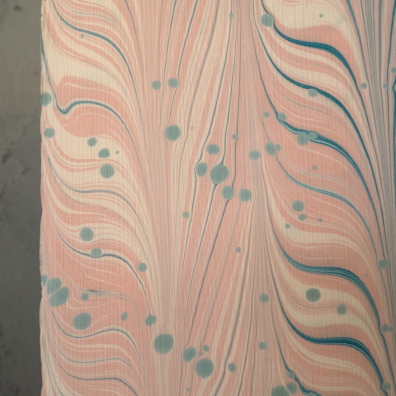 「紅掛空色」〜大矢羽柄×ドット〜　セオアルファ楊柳