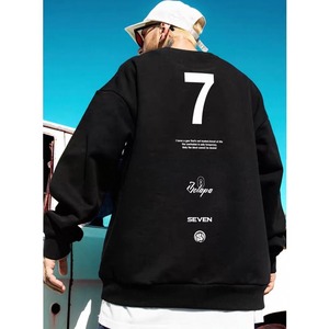 Number logo sweat pullover 0002