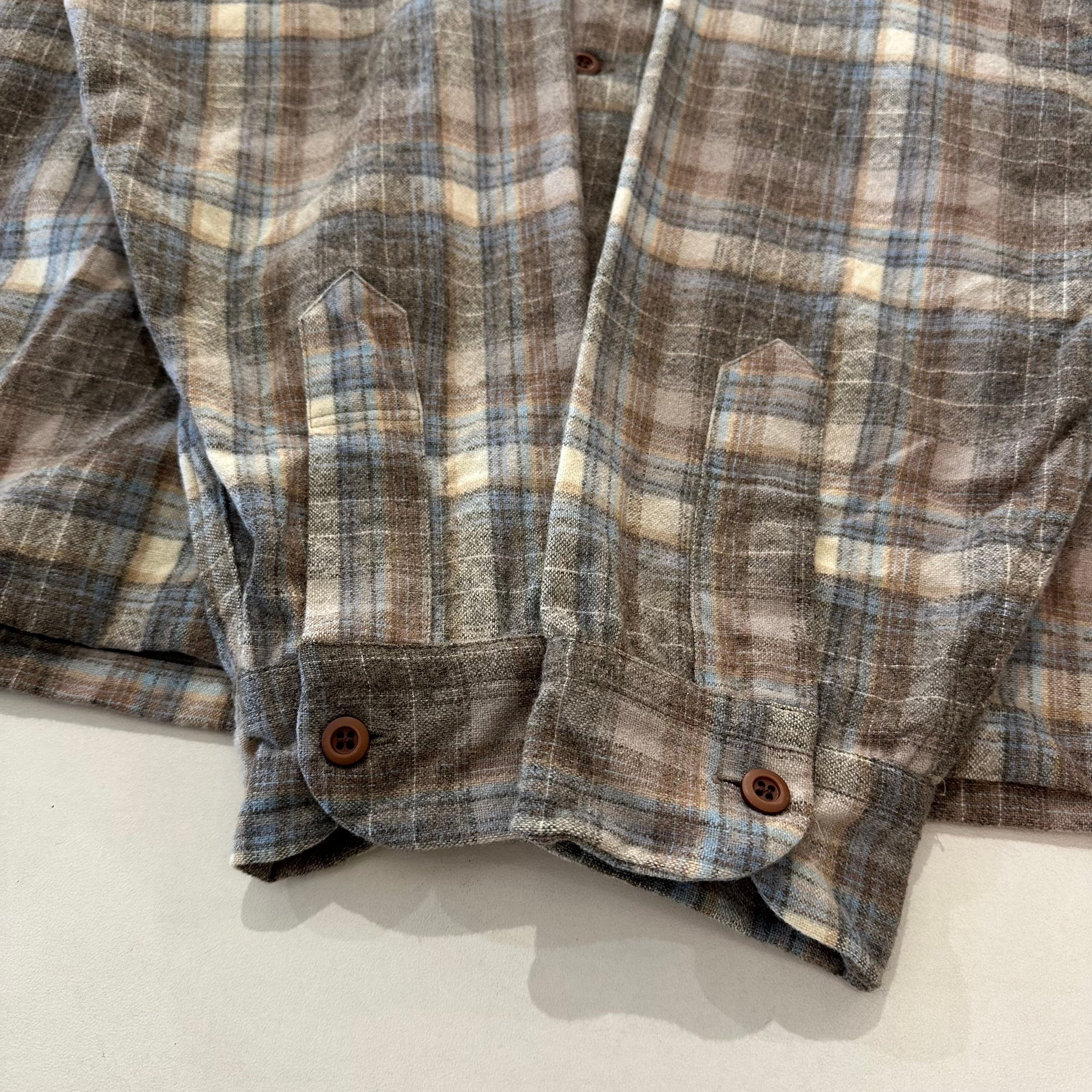 70's PENDLETON BORAD SHIRT BEIGE | BerBerJin Yuhodo