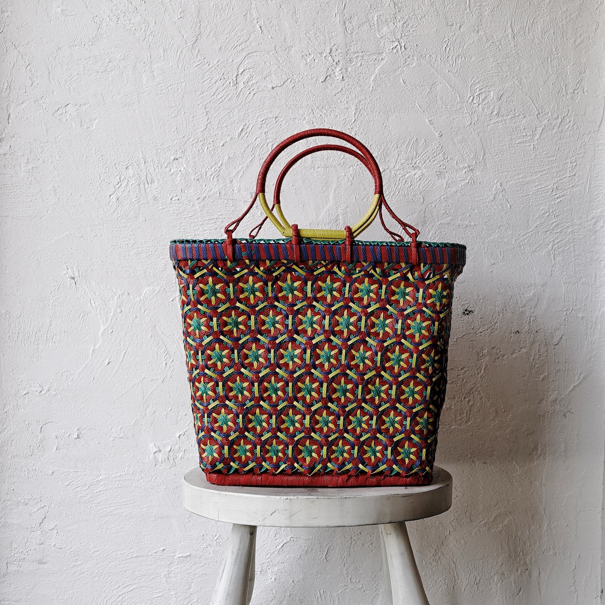 インドのプラスチックバスケット D