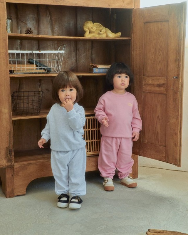 【取寄】oottbebe｜love oott set｜ラブオット上下セット｜XS-XL｜kids｜26 spring