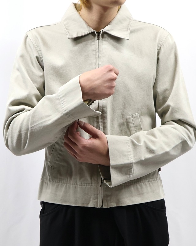 minimal cotton drizzler jacket