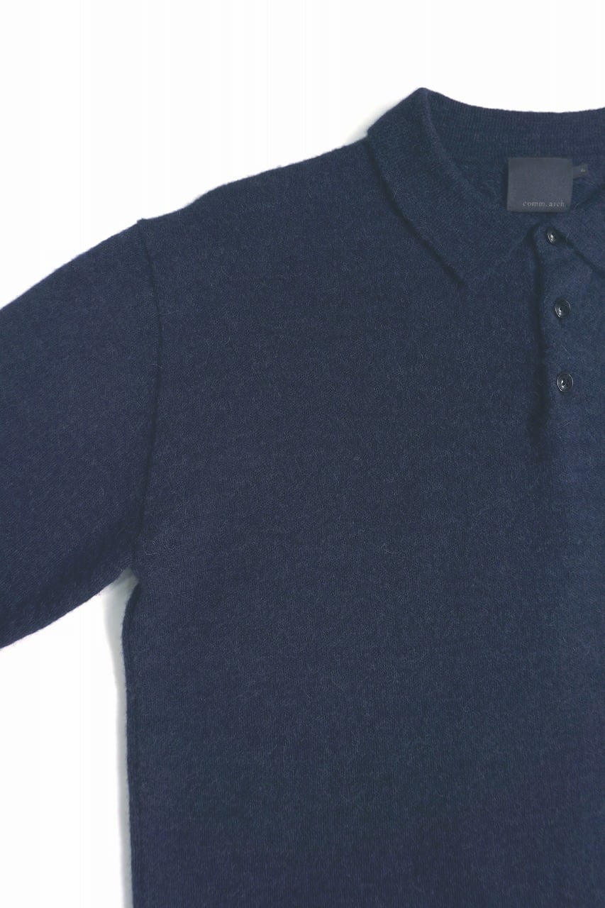 Alpaca Wool Smooth Knitted Polo
