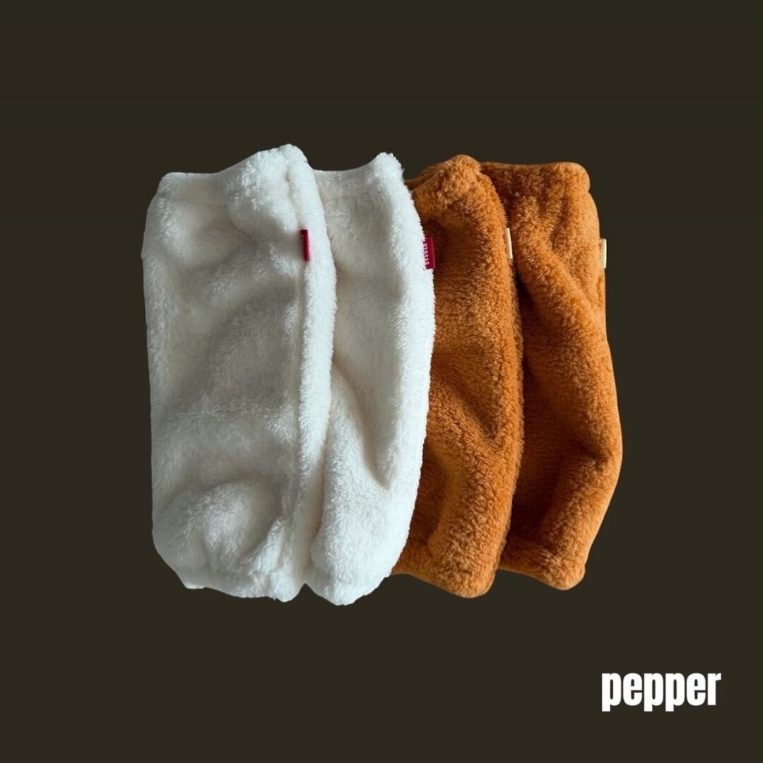 取寄:ファーレッグウォーマー pepper ※送料無料