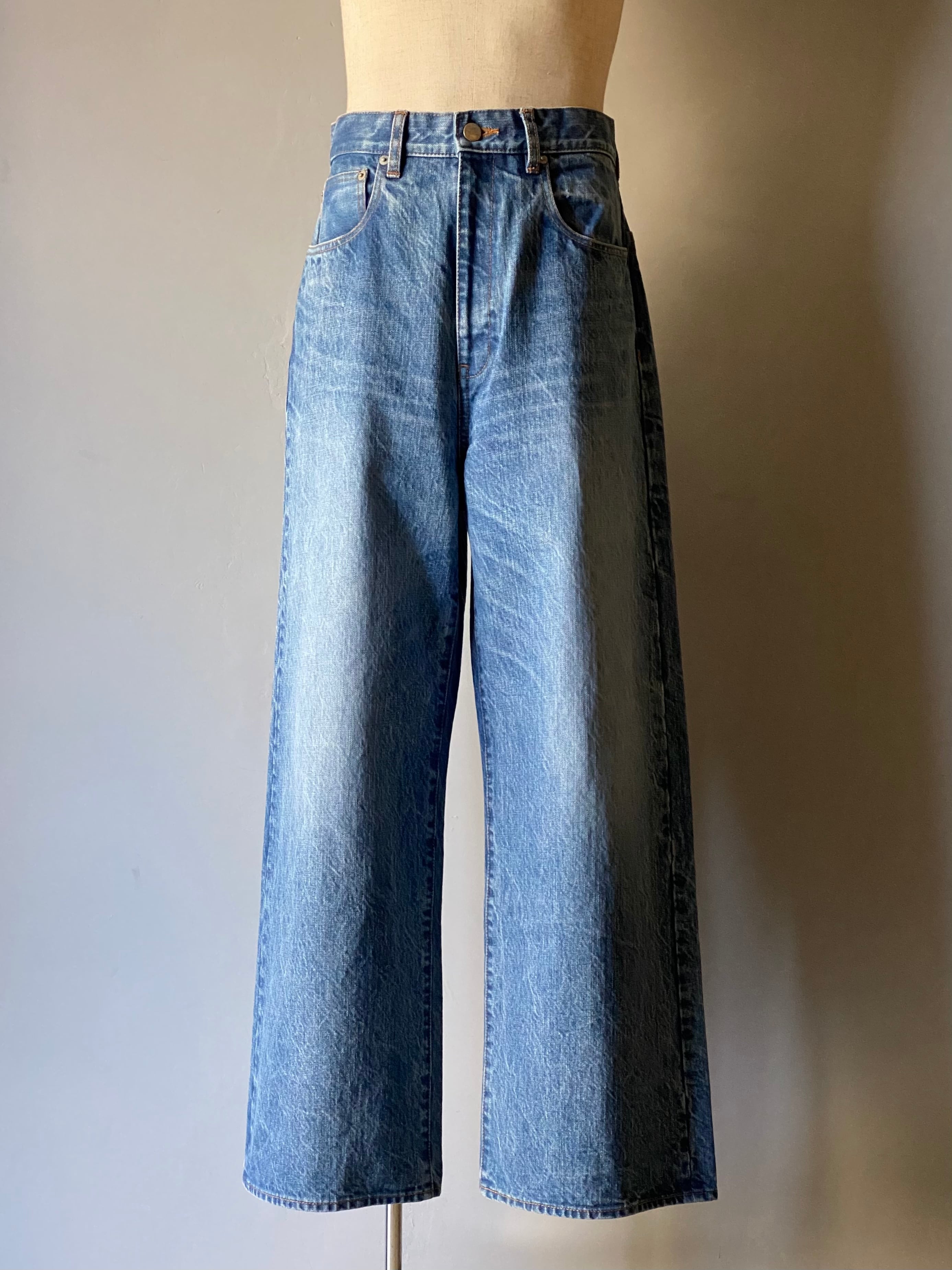 GEN IZAWA / Super buggy denim pants(used-wash)