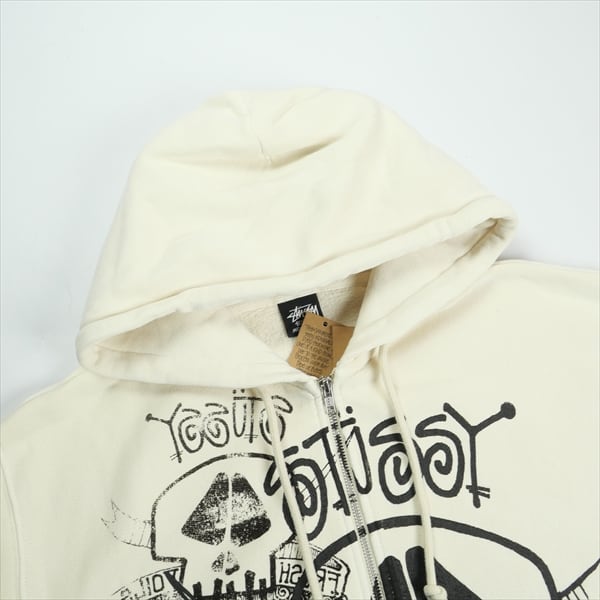 Size【M】 STUSSY ステューシー 26SS SKULLS GAR DYED ZIP HOOD BONE