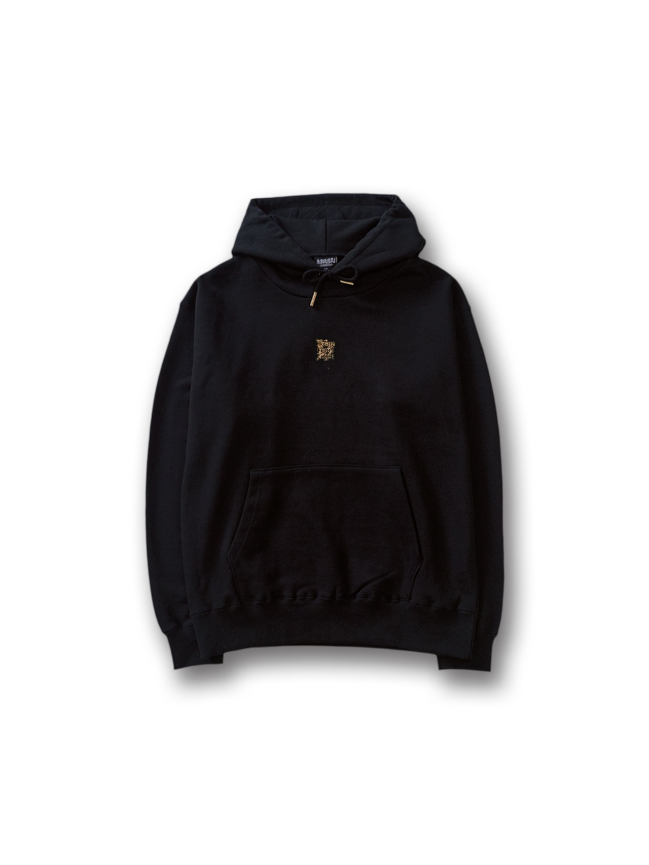 TOKYO GANG STYLE PLATE LOGO HOODIE(GOLD)
