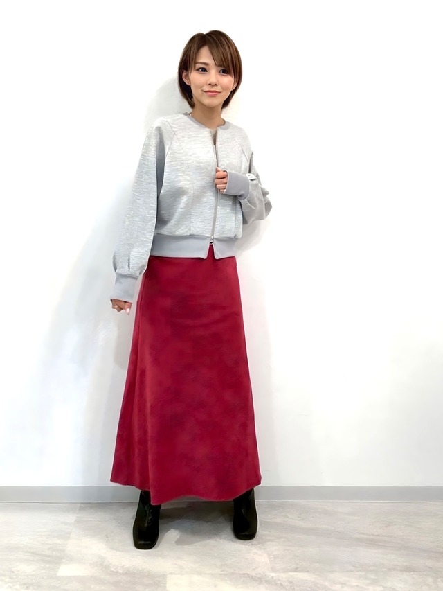 バックロゴカーディガン