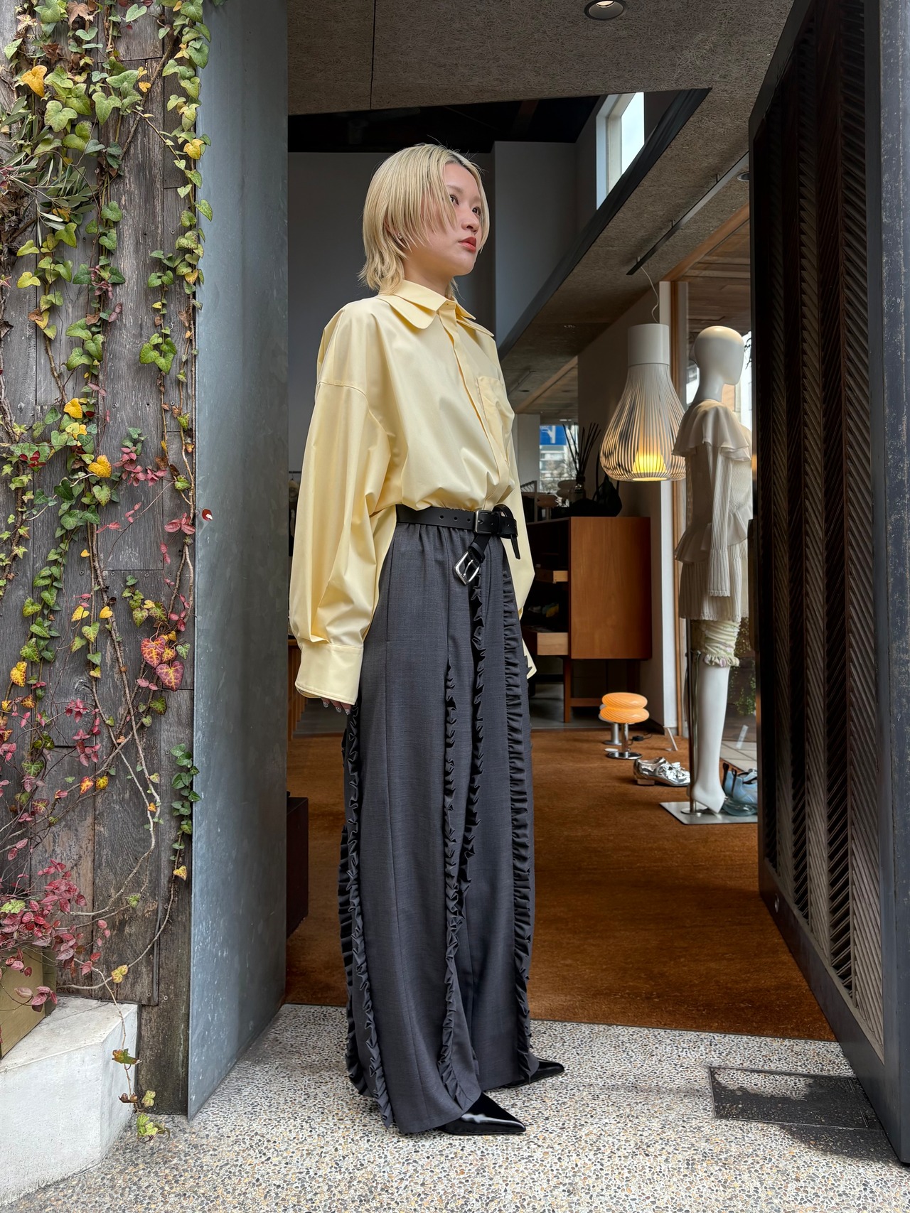 【26SS】ENFOLD エンフォルド / TULIP SHIRT / シャツ - 7