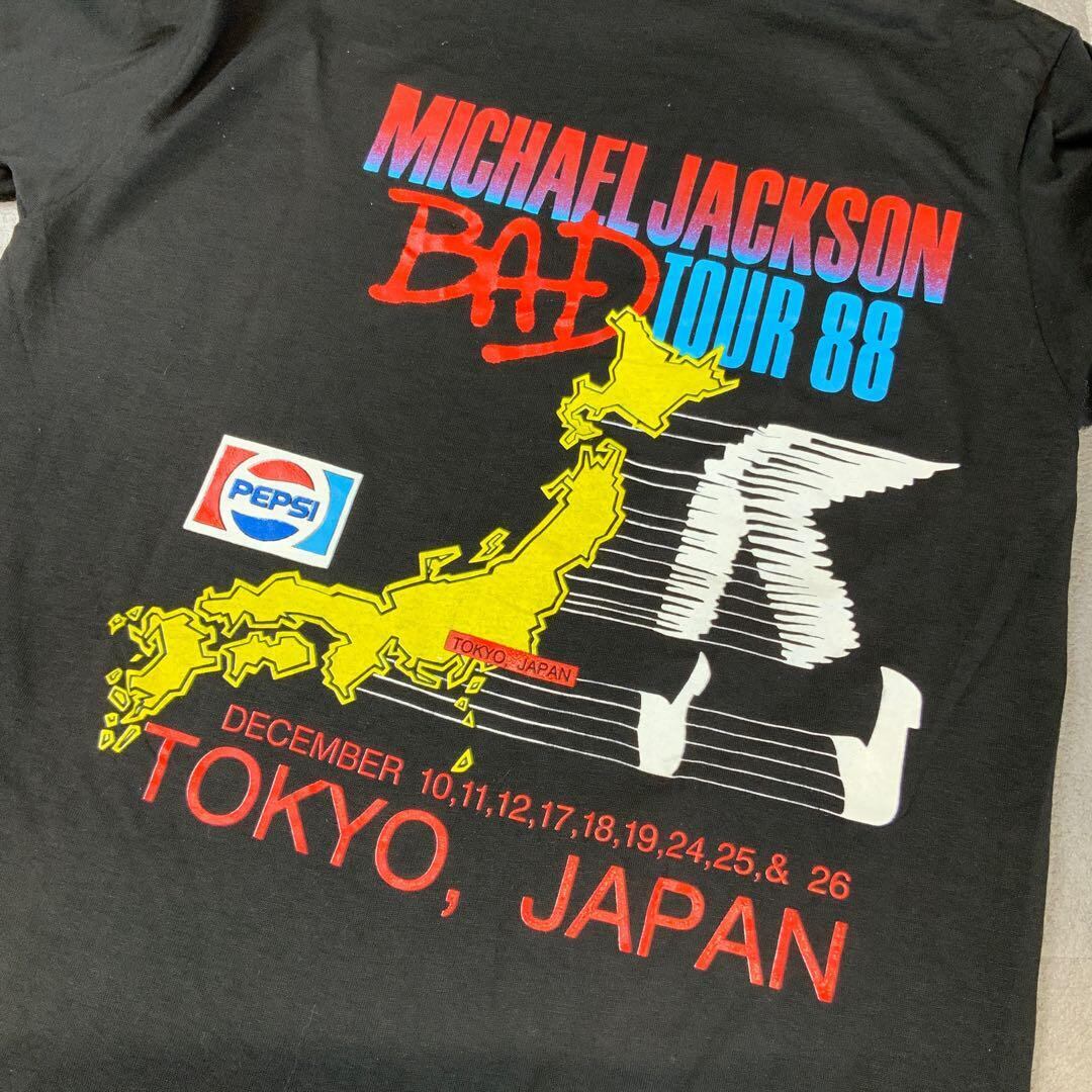 極美品 80's Michael Jackson 88年 ジャパン ツアーt | 古着屋 MOU