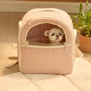 M/即納【ba＆ttang】soft curve backpack (pink)