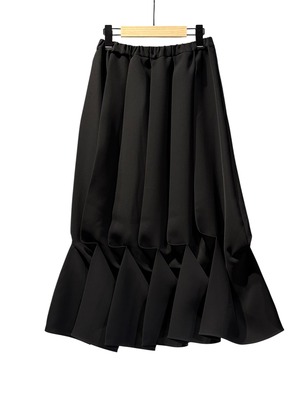 【26AW | WOMEN】ENFOLD エンフォルド / スカート / DRAPE-HEM SKIRT　300JA531-1651