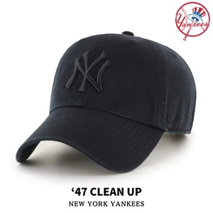 ’47 Brand 「"New York Yankees" Clean Up Black×Black」