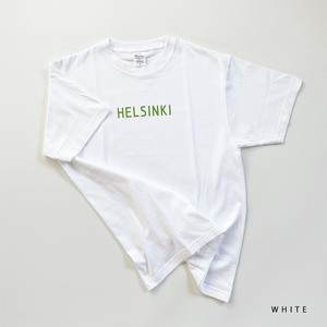 【Scandinavian cafe】HELSINKI T-shirt (white/navy)