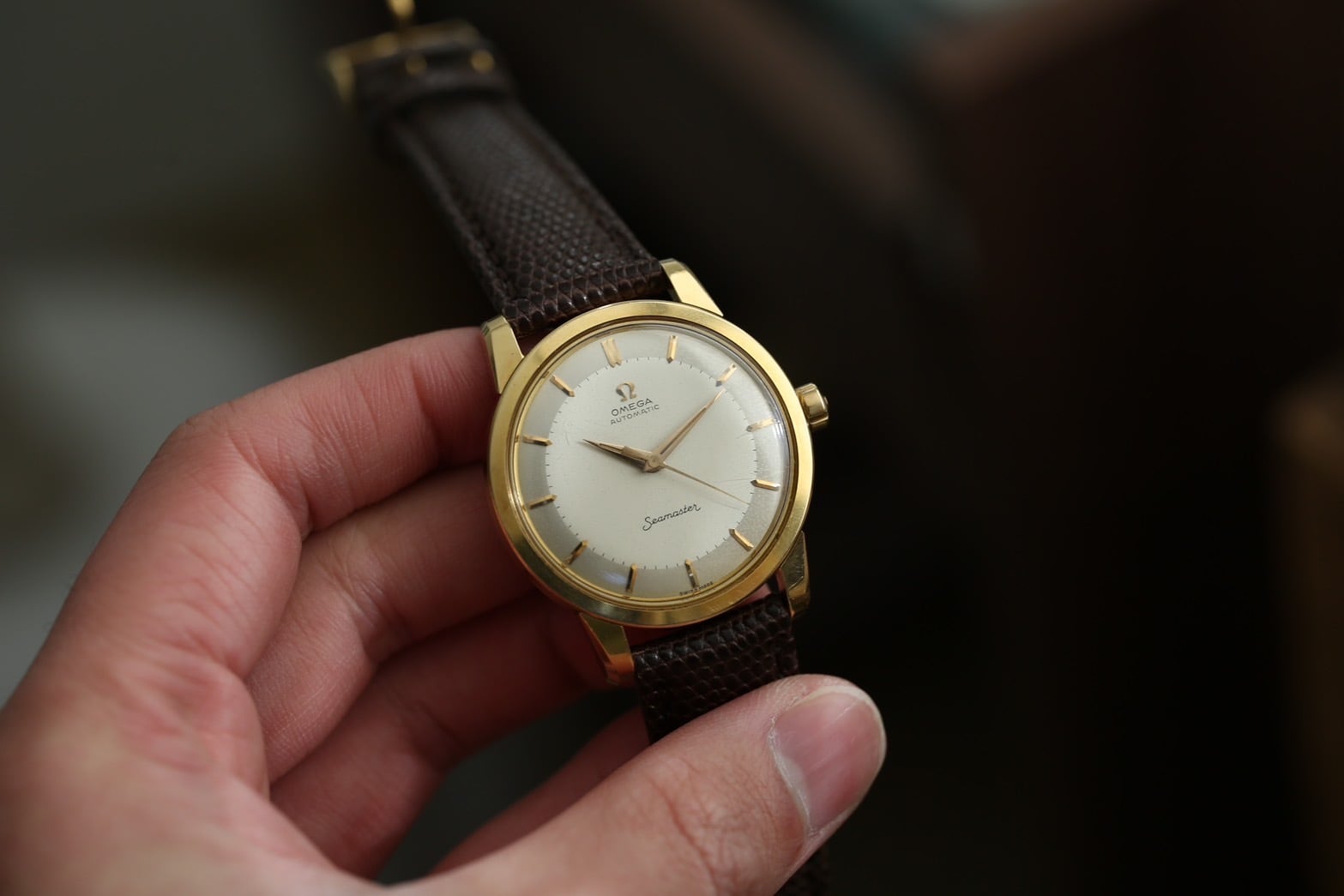 OMEGA】1956年製 オメガ シーマスター デラックス 第三世代 ジャンボ 