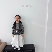 【取寄】THE GOGUMA タムタムボーダーTシャツ|秋服|韓国子供服| 26/AT