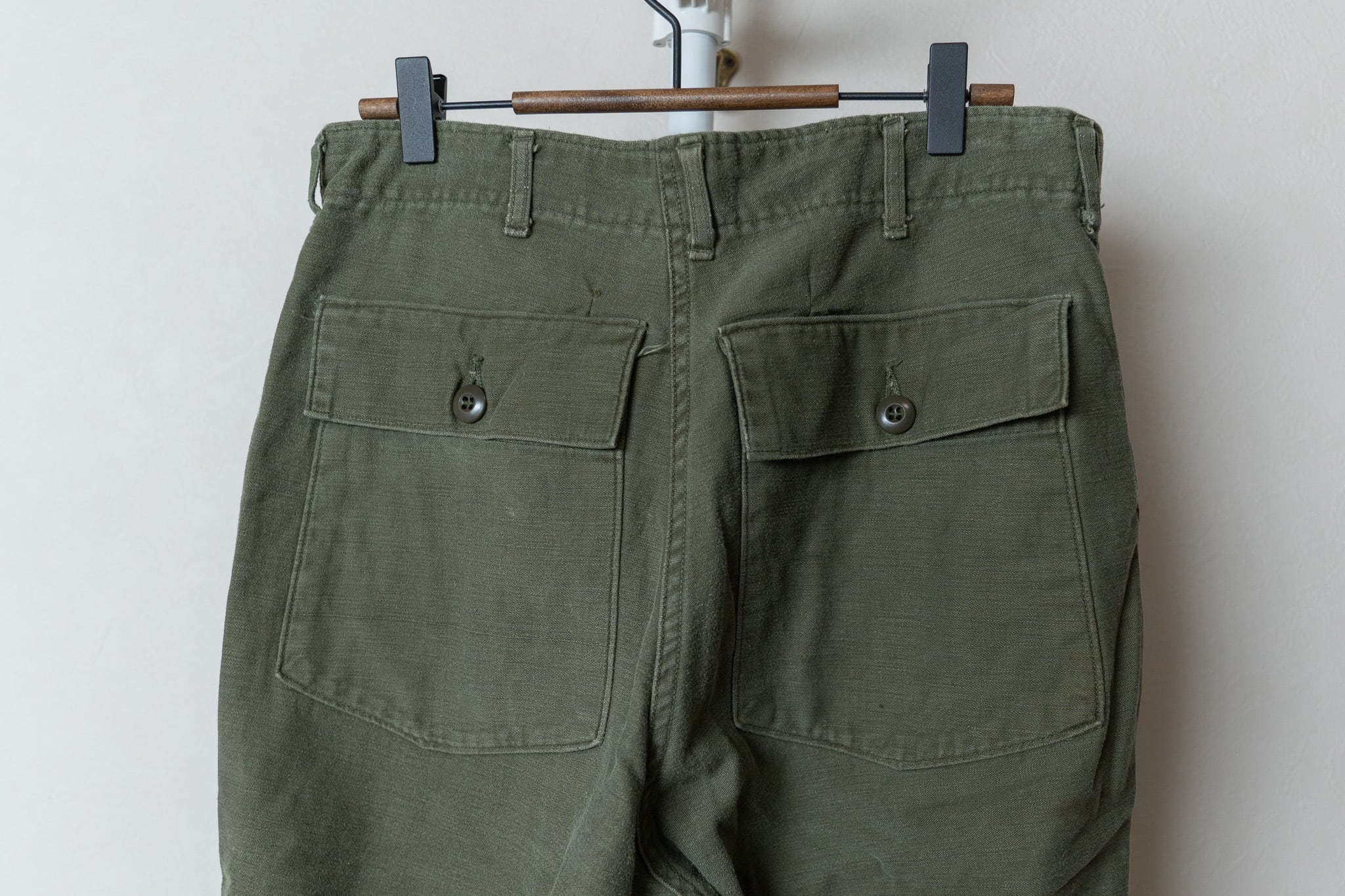 【実物・US ARMY】OG-107 ベイカーパンツ 80s scovill 34×33】U.S.Army Utility Trousers OG-107 実物 米軍 ベイカーパンツ